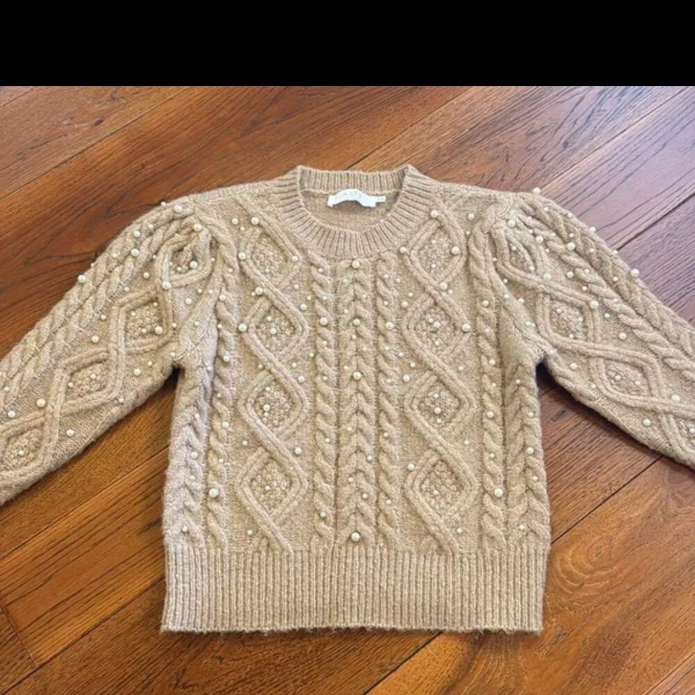 ASTR The Label Pearl‎ Embellished Sweater size M - Picture 7 of 11